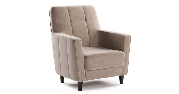 Кресло для отдыха Арно ТК 565 велюр Лаки 04 песочный