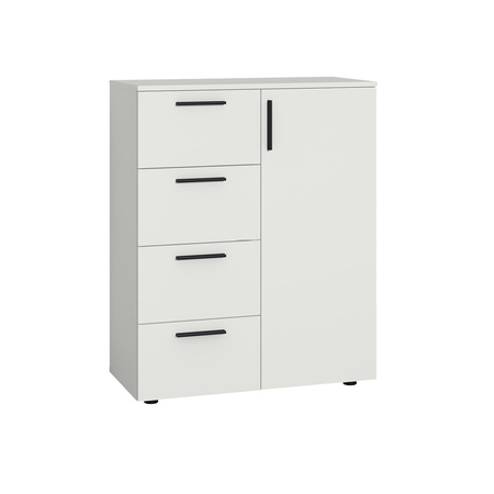 Гостиная Эйр композиция 2 белый PE шагрень, собирается на любую сторону