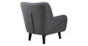 Кресло для отдыха Дакота ТК 586 велюр Vendetta 11 графитовый серый, Albus Zemin 1735 z1 col 2 белый