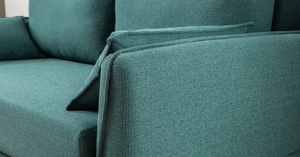 Диван-кровать прямой Макс ТД 287 жаккард Анри 19 изумрудный