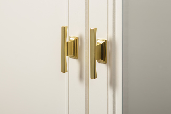 Шкаф для одежды Марион 16.340.03 слоновая кость С341 PE, слоновая кость 6898 ПВХ (собирается на любую сторону)