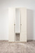 Шкаф для одежды Марион 16.340.03 слоновая кость С341 PE, слоновая кость 6898 ПВХ (собирается на любую сторону)