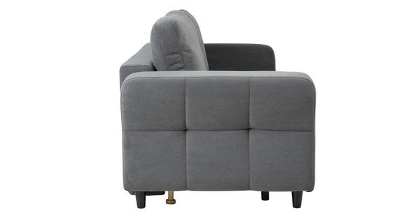 Диван-кровать прямой Невада ТД 571 велюр Vendetta 11 графитовый серый