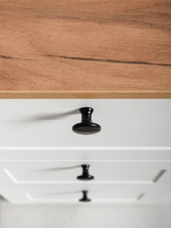 Стол письменный Остин 12.159 белый PE шагрень, дуб золотой CRAFT, белая шагрень 4101 ПВХ, сборка на любую сторону