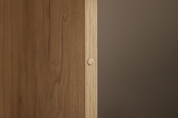 Комод Току 16.230.04 гикори рокфорд натуральный KO86 PW, белый PE шагрень, фотопечать